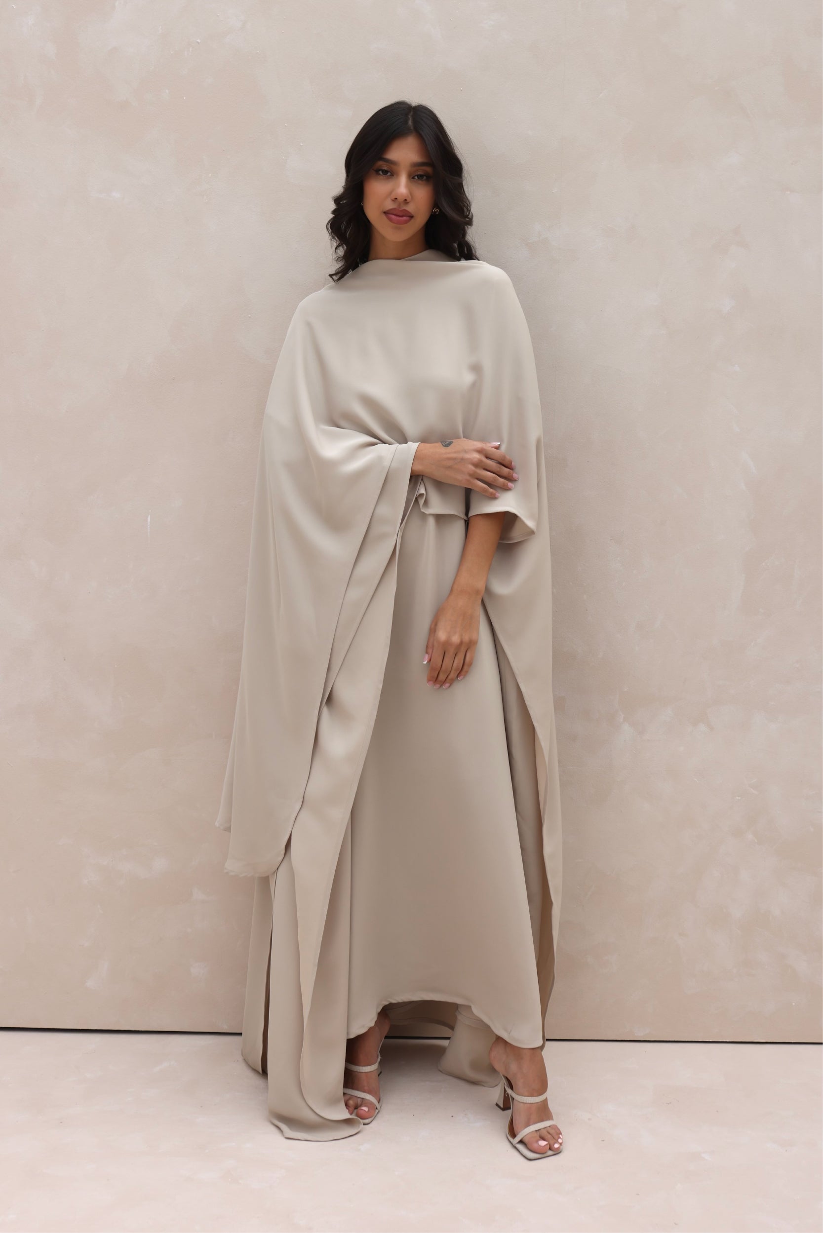 Kimono Cape Sana beige