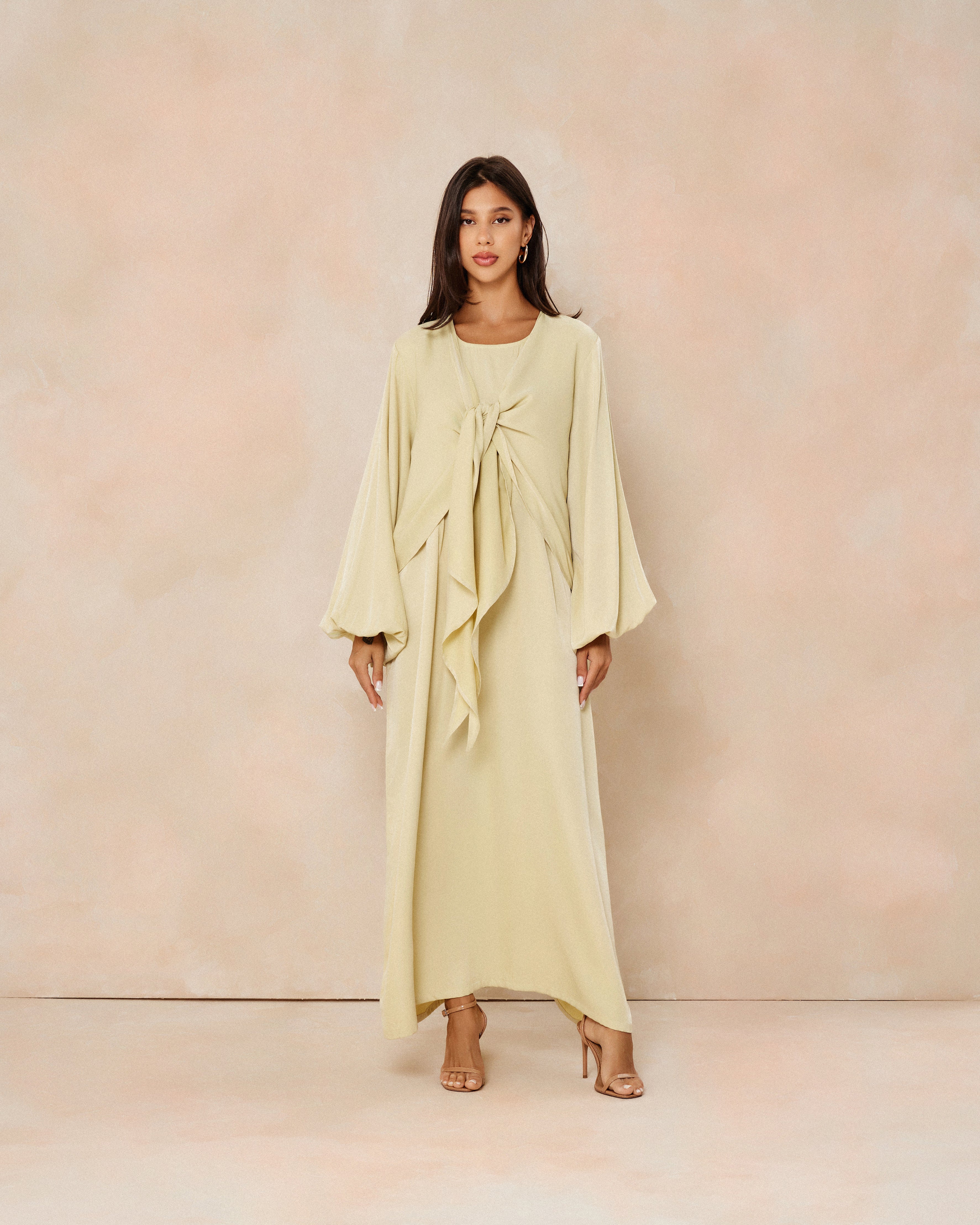 Robe allaitement DAHLYA jaune