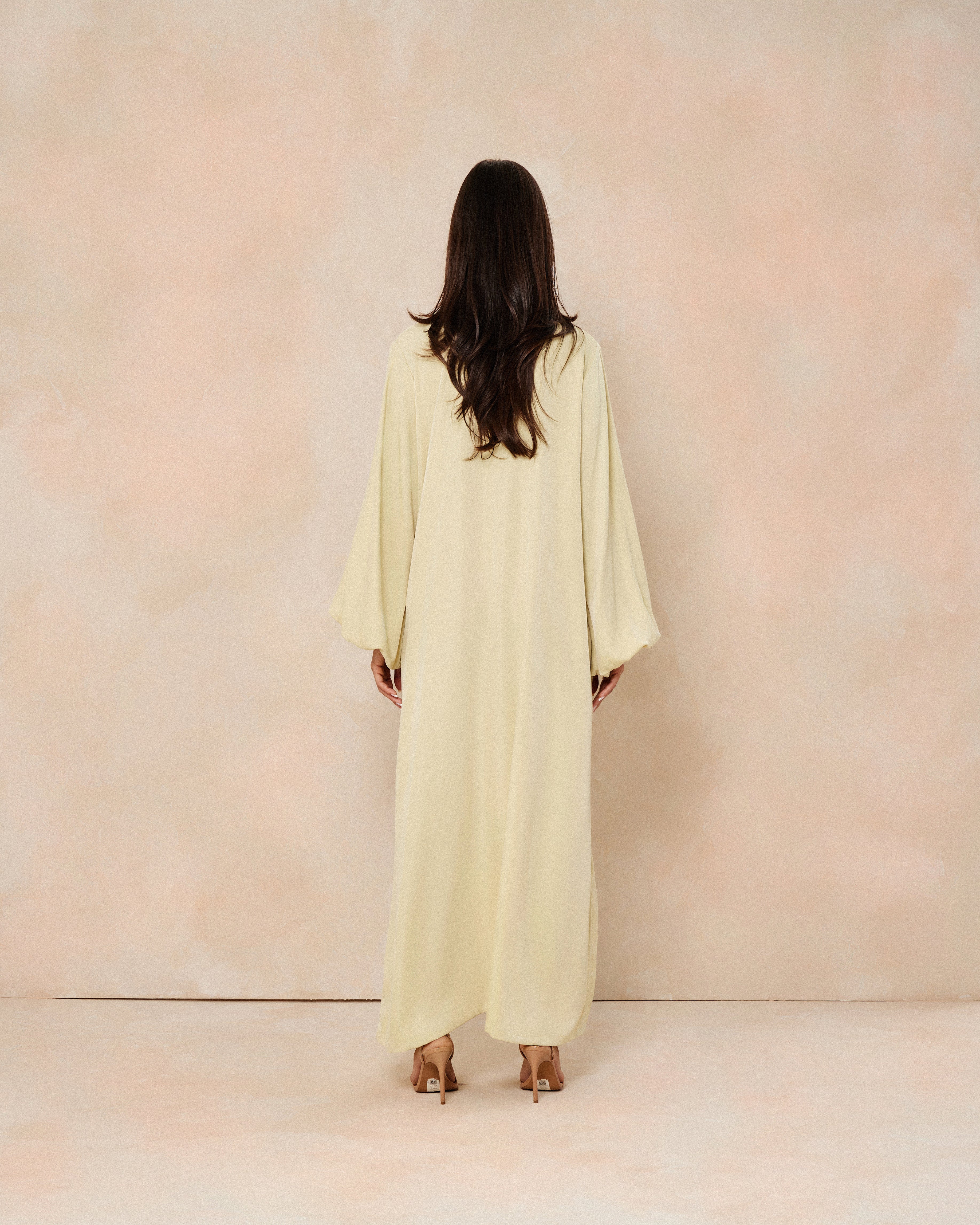 Robe allaitement DAHLYA jaune